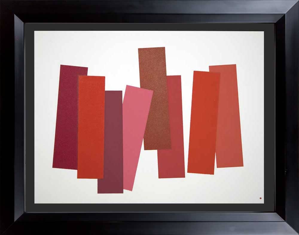 Josef ALBERS Original SILKSCREEN [V-3b] LTD Ed. Color Study +Custom FRAMING
