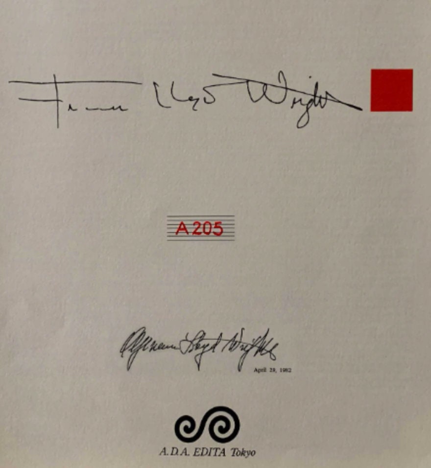 Frank Lloyd WRIGHT Lithograph LTD Ed. "Steel Cathedral.. Guthrie"