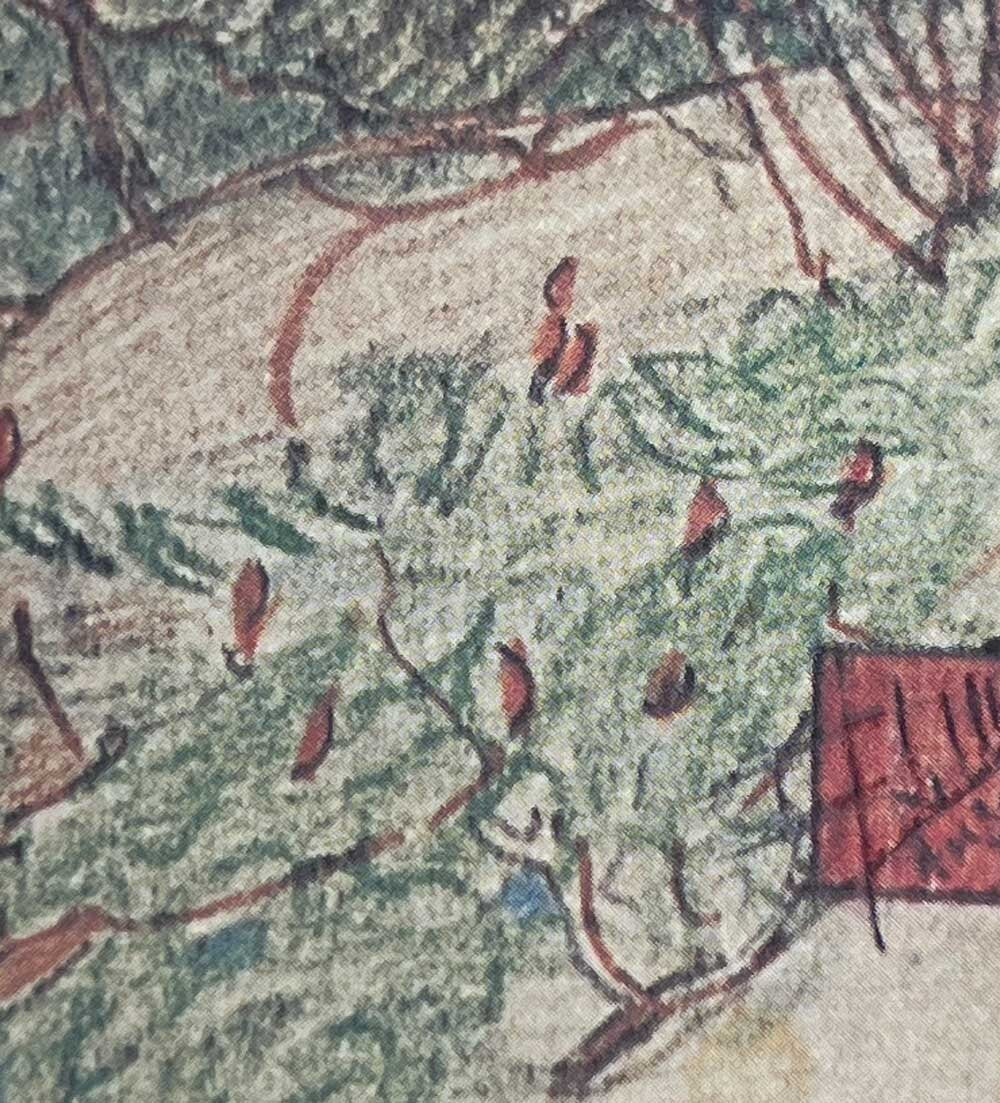 Frank Lloyd WRIGHT Lithograph "FALLING WATER" Limited Edition +Custom FRAME