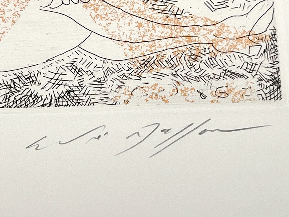 Andre MASSON ETCHING Aquatint ~HAND SIGNED -Ltd ed. 29/50 "Assemblee de femme"