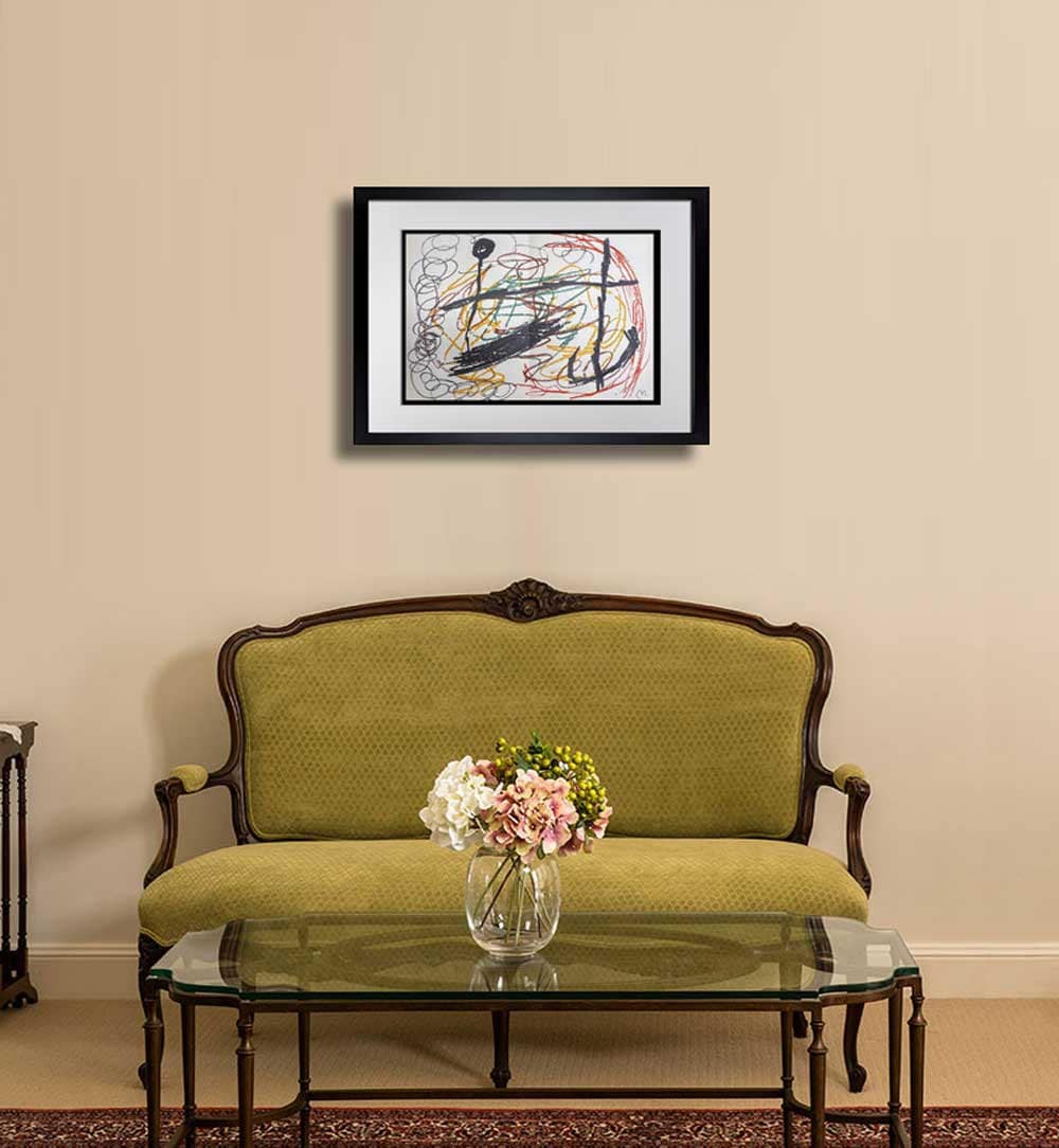 Joan Miro Original Lithograph, Hand Sign, 1964