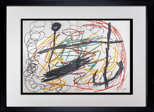 Joan Miro Original Lithograph, Hand Sign, 1964