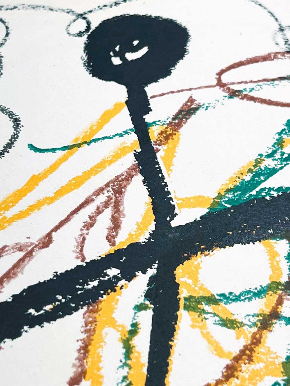 Joan Miro Original Lithograph, Hand Sign, 1964