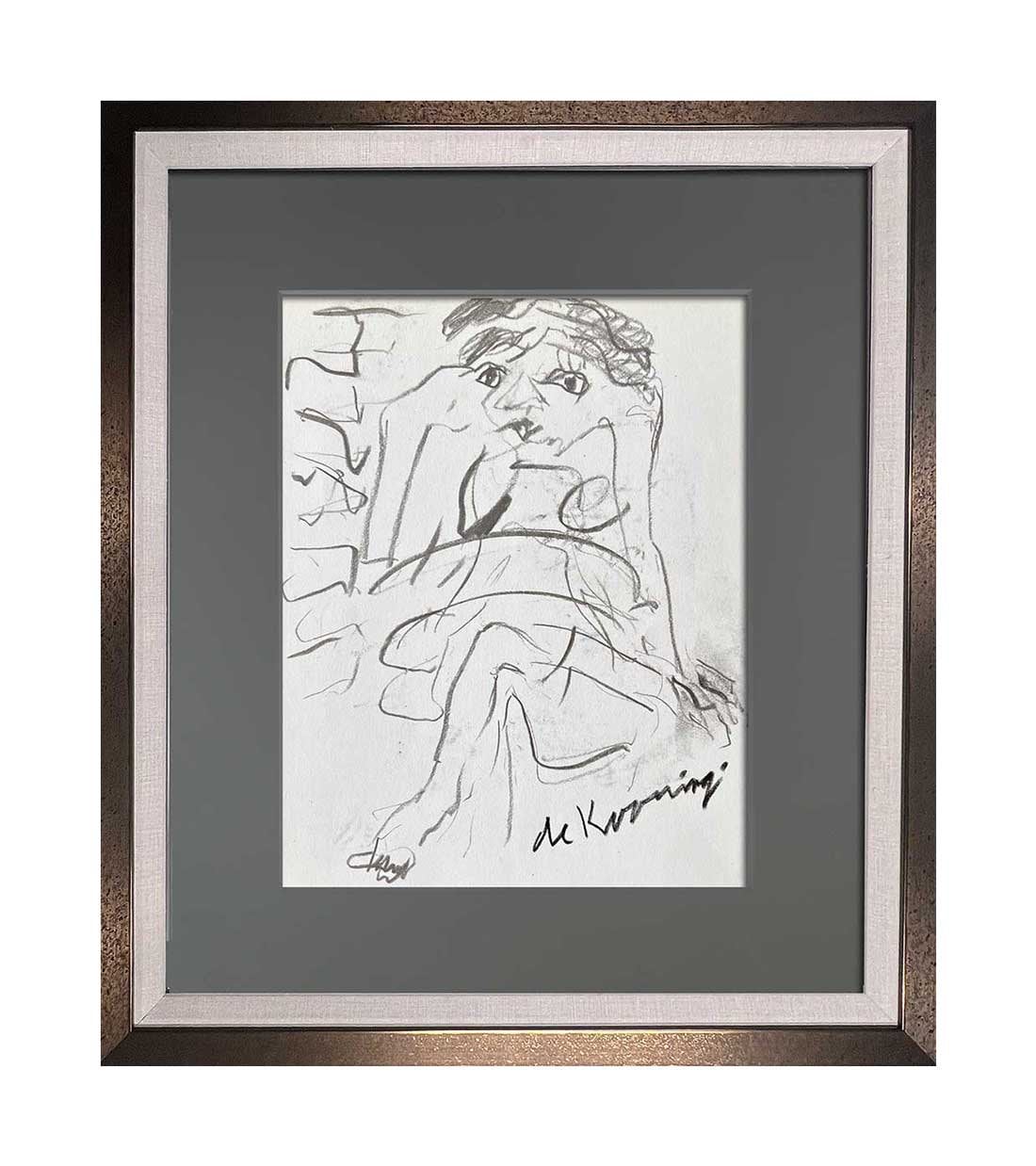 4 Willem de Kooning Lithographs ORIGINAL 1967 (4pc Set) Hand SIGNED w/Frame