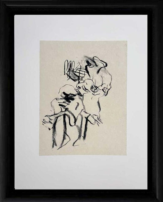 Willem de KOONING Lithograph ORIGINAL, Ltd.EDITION "How To Get There" w/Frame
