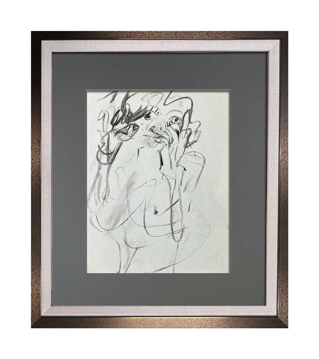 4 Willem de Kooning Lithographs ORIGINAL 1967 (4pc Set) Hand SIGNED w/Frame