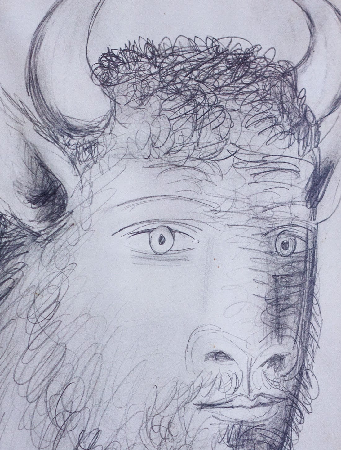 Pablo PICASSO Lithograph GUERNICA Preparatory Bull Study Ltd Ed w/FRAME