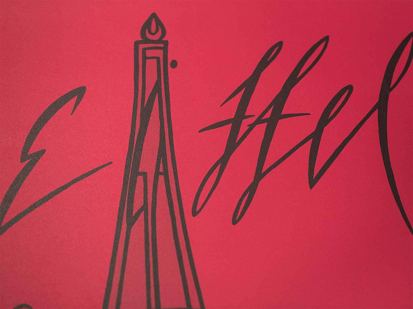 Valerio Adami "Eiffel" Hand Signed Lithograph