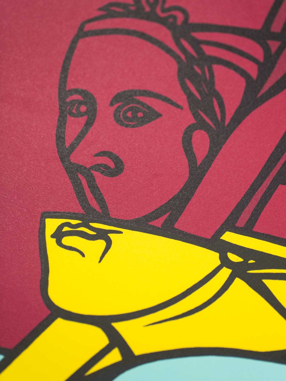 Valerio Adami "Eiffel" Hand Signed Lithograph