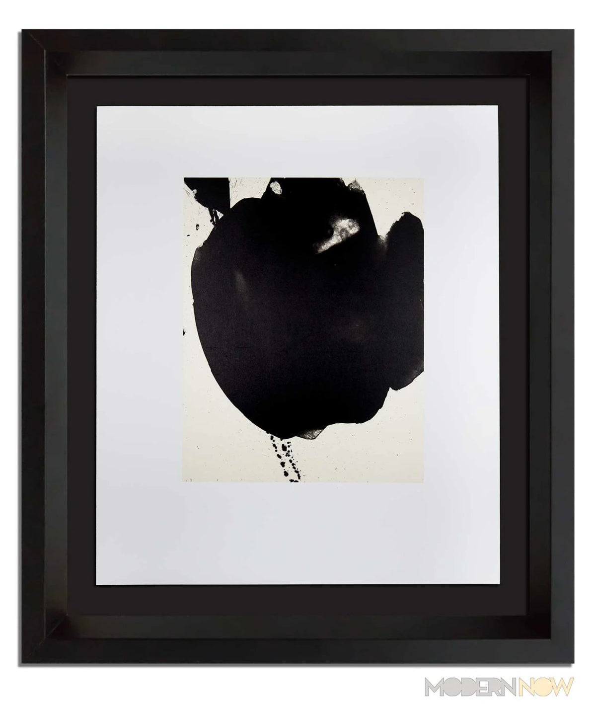 Robert Motherwell Original Lithograph 1988 | Banach 387.7 Framed Art