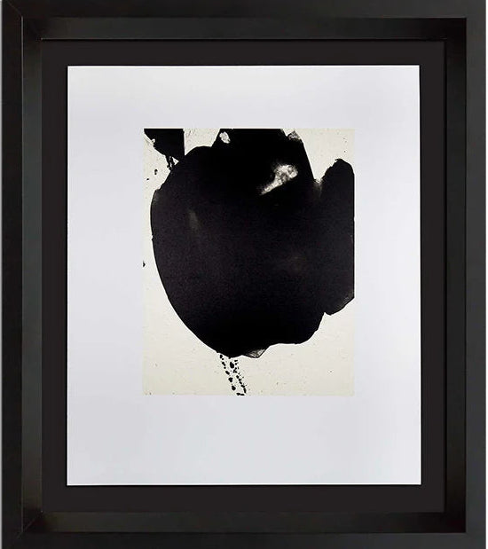 Robert Motherwell Original Lithograph 1988 | Banach 387.7 Framed Art