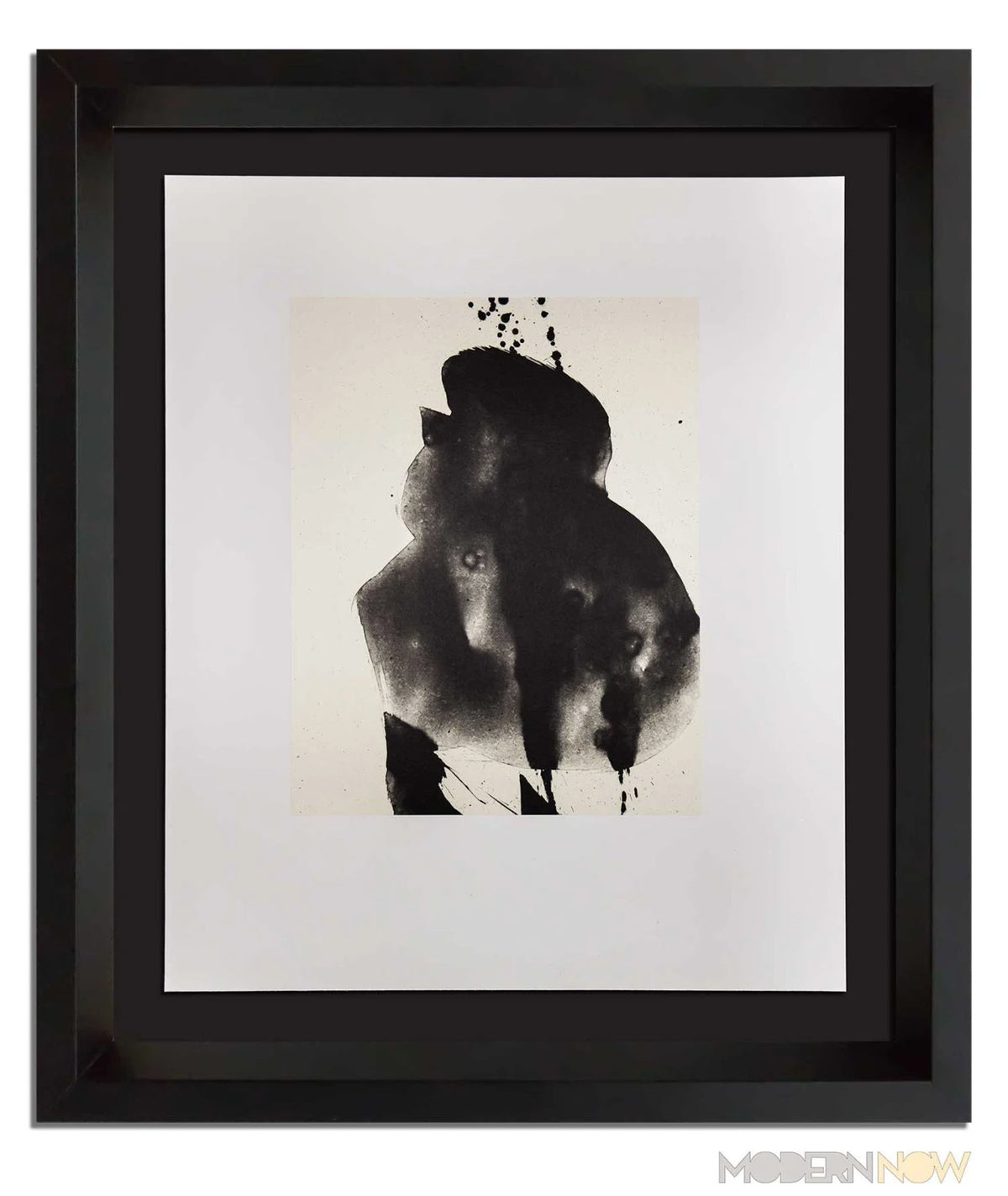 Robert Motherwell Original Lithograph 1988 | Banach 387.4 Framed Art