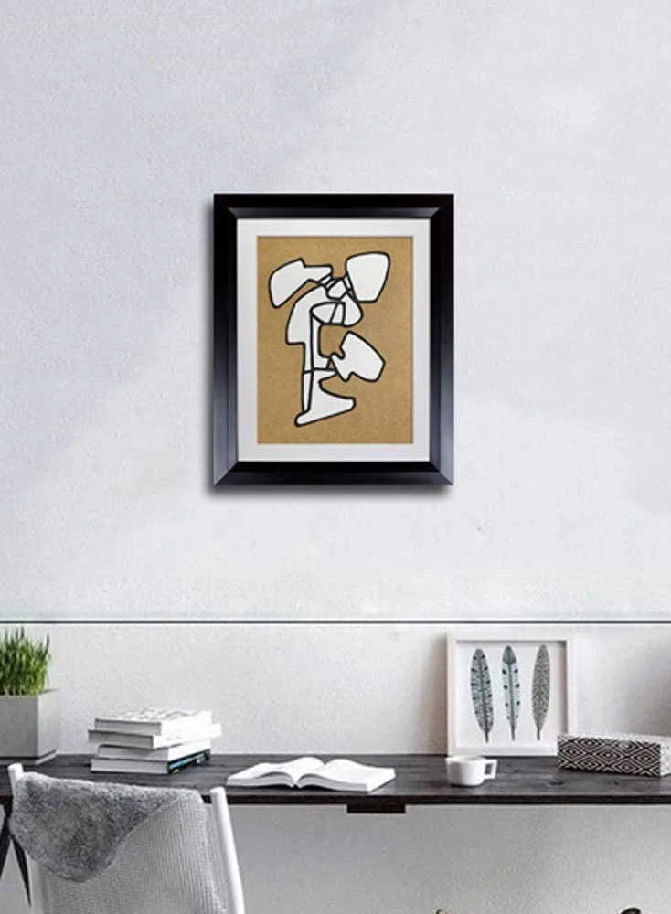 Jean Dubuffet LITHOGRAPH Limited EDITION - Abstract Vacuum Forms w/Frame