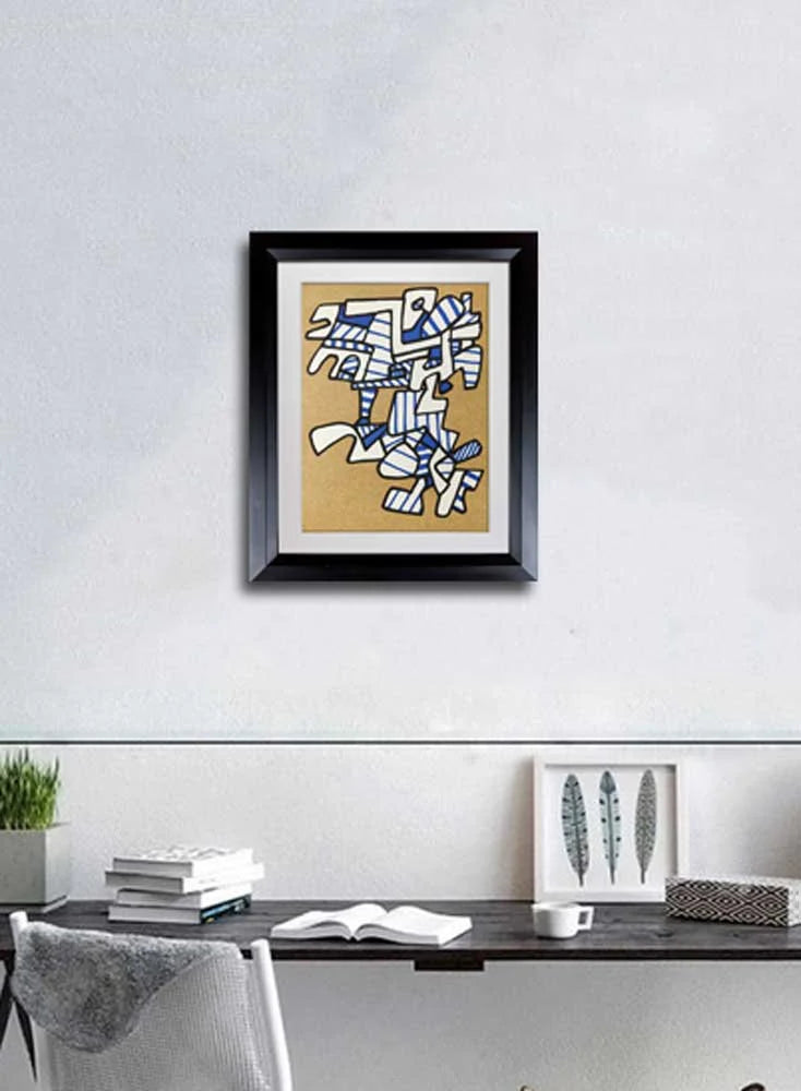 Jean Dubuffet LITHOGRAPH Limited EDITION - Vacuum Forms ~ Velin Paper w/Frame