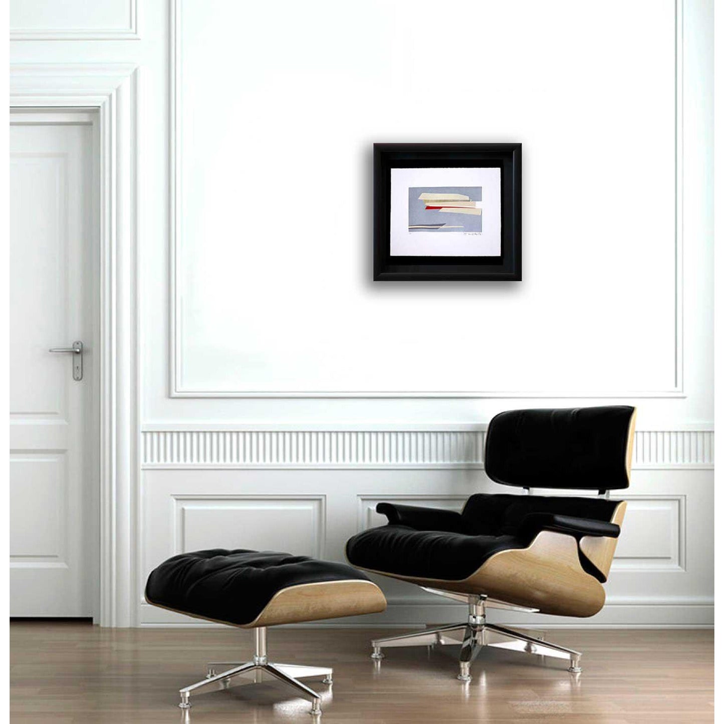 Hans RICHTER Original ETCHING Hand SIGNED Ltd. ED no. 5/99 "Planes..." w/Frame