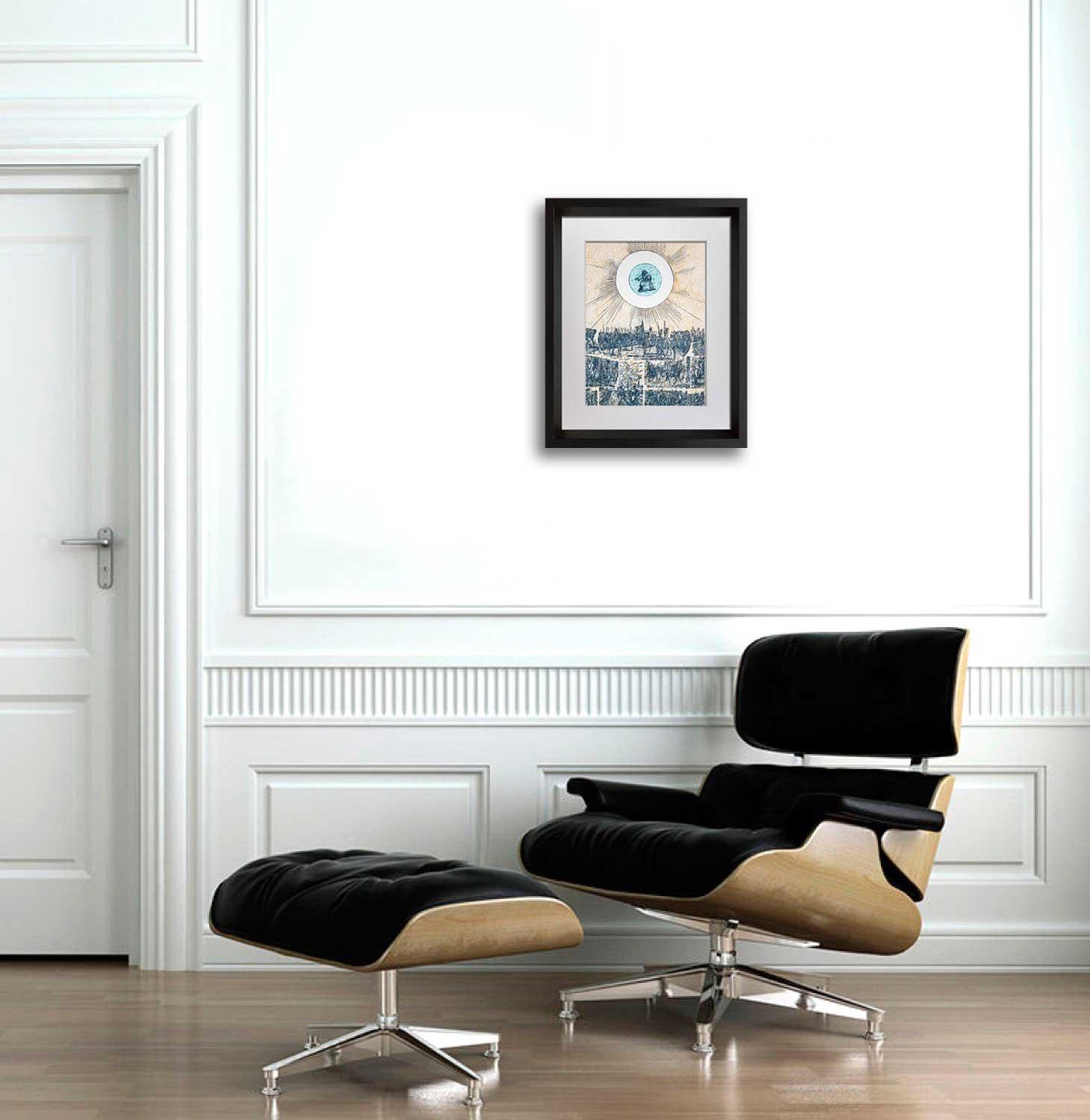 Max Ernst LITHOGRAPH Original Numbered LIMITED Ed. "Seen and approved" w/Frame