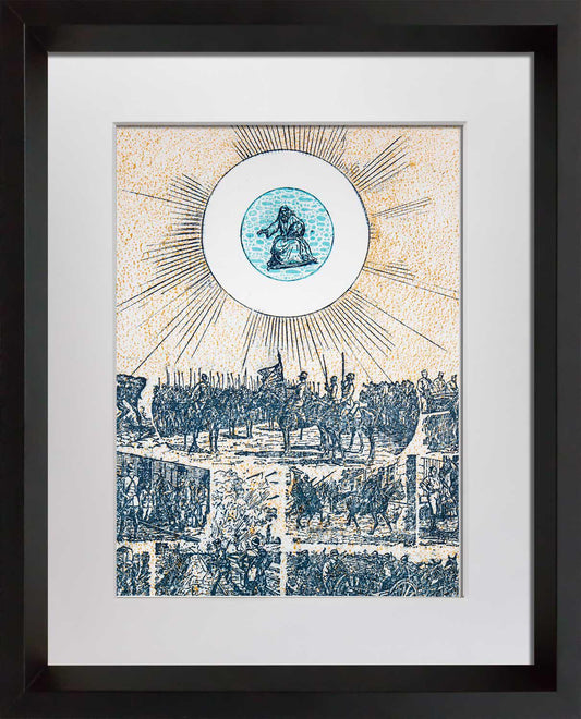 Max Ernst LITHOGRAPH Original Numbered LIMITED Ed. "Seen and approved" w/Frame