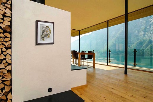 Egon Schiele Lithograph "Couple" 1915