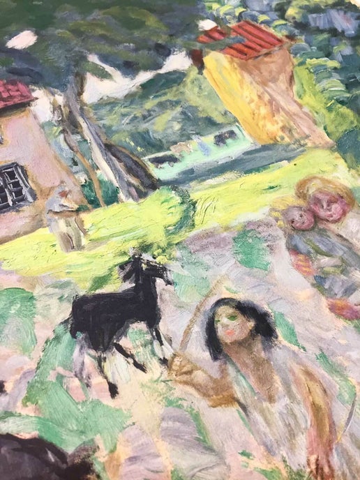 Pierre BONNARD Lithograph SIGN "Village", 1923 , Limited Edition