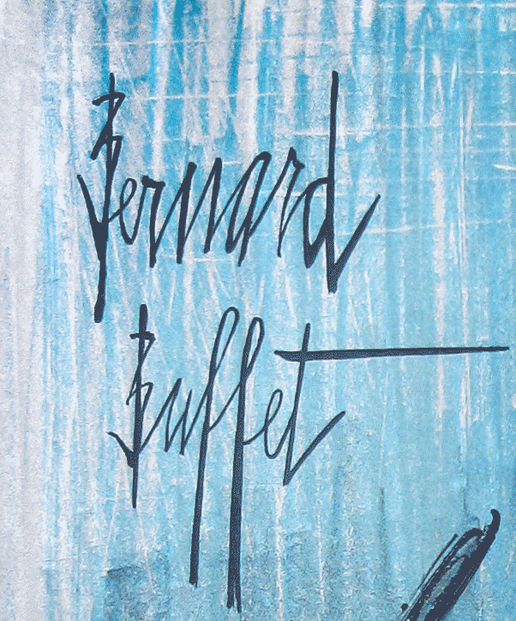 Bernard Buffet Original Lithograph  | Still Life with Bottle  (Signed)