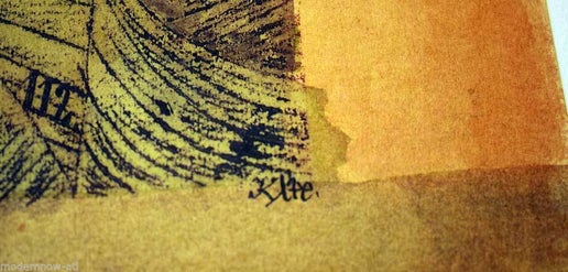 Paul Klee Lithograph | Signed "Wunderbare Landung"