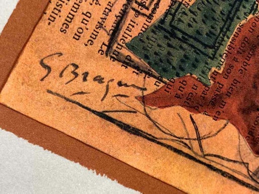 Georges Braque Lithograph Sign