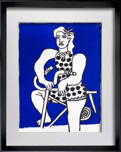 Fernand LEGER Limited Edition ORIGINAL Lithograph 1950's Le Cirque Acrobat