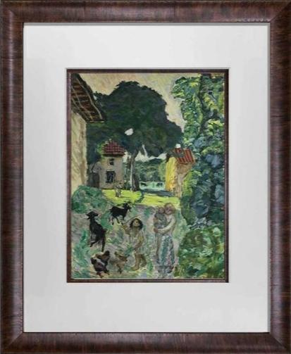 Pierre BONNARD Lithograph SIGN "Village", 1923 , Limited Edition