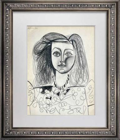 Pablo PICASSO Limited Ed. Lithograph "30.juin.46" w/Frame Included