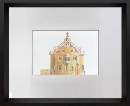Antoni Gaudí Lithograph "Parc Güell.." Limited Edition