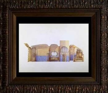 Antoni Gaudi Lithograph "Casa Calvet, vestibul"