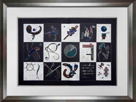 Wassily KANDINSKY Lithograph SIGNED Limited Ed. 25x32in +Archival FRAMED