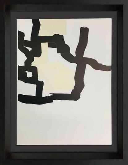 Eduardo Chillida Litograph ORIGINAL 1970 w/Archival Frame