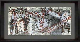 Jean-Paul Riopelle Original Lithograph in Color | Numbered Limited Edition n186; 130 | Triple Page Lithograph | LTD ed. 130/150