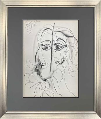Pablo PICASSO Limited Edition Lithograph | Royan 19.8.40 | Justification w/Frame