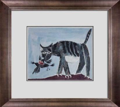 Pablo PICASSO Lithograph LTD ed, no.30 [RARE] El Gato ... 1939 w/CUSTOM frame