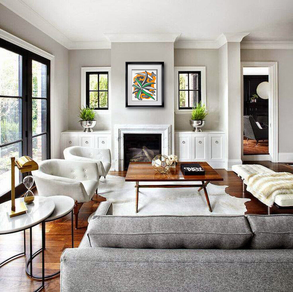 Fernand Leger ORIGINAL Ltd. Edition LITHOGRAPH 1952 w/ Archival Frame