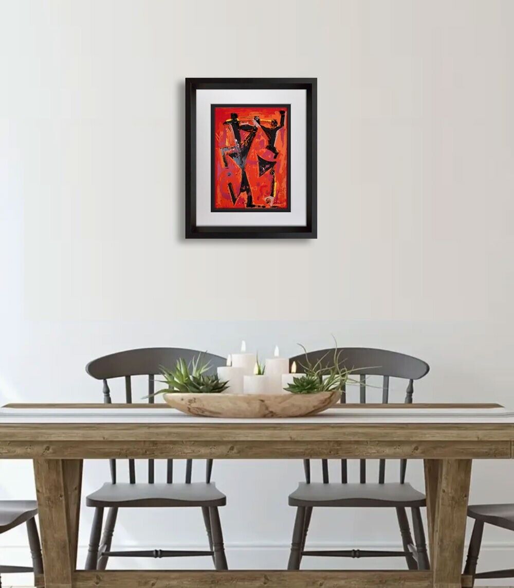 Marino MARINI Lithograph Ltd EDITION "Colored Figures” '53