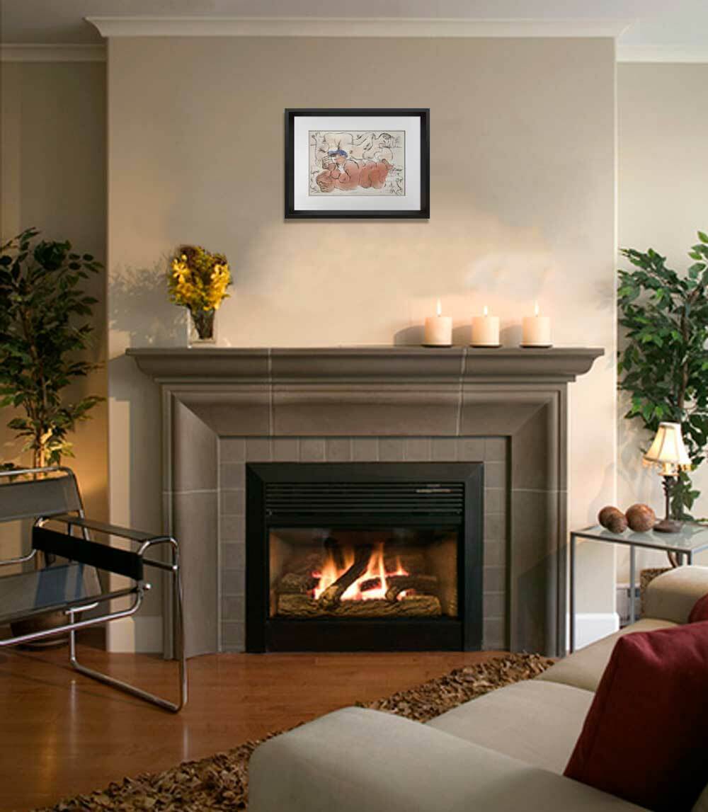 Le CORBUSIER Color LITHOGRAPH Limited Edition Pochoir "Femmes Couchées"