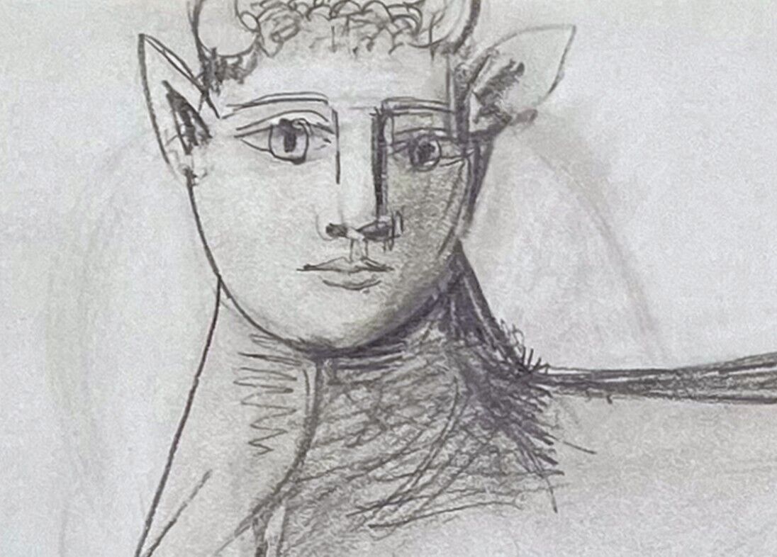 Pablo PICASSO Lithograph GUERNICA Minotaur Ltd Ed w/Custom FRAME