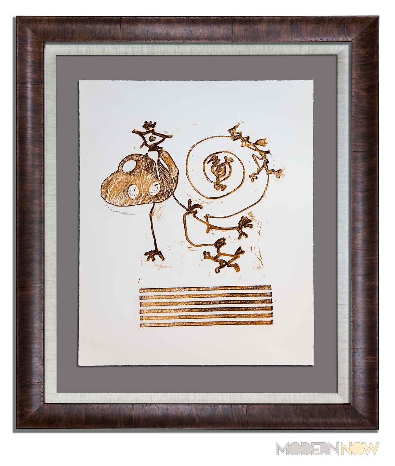 Max ERNST Lithograph ORIGINAL Limited Ed. Arches Cat. Ref b148 w/Frame