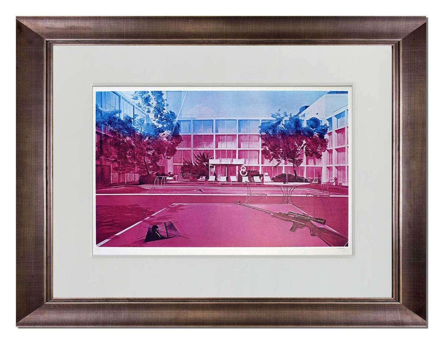 Jacques MONORY Serigraph Hand SIGN & No. LTD ED 22/75