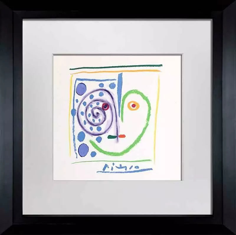 Pablo PICASSO Lithograph "...mi Corazón" Limited Edition SIGNED Cat. ref. c116