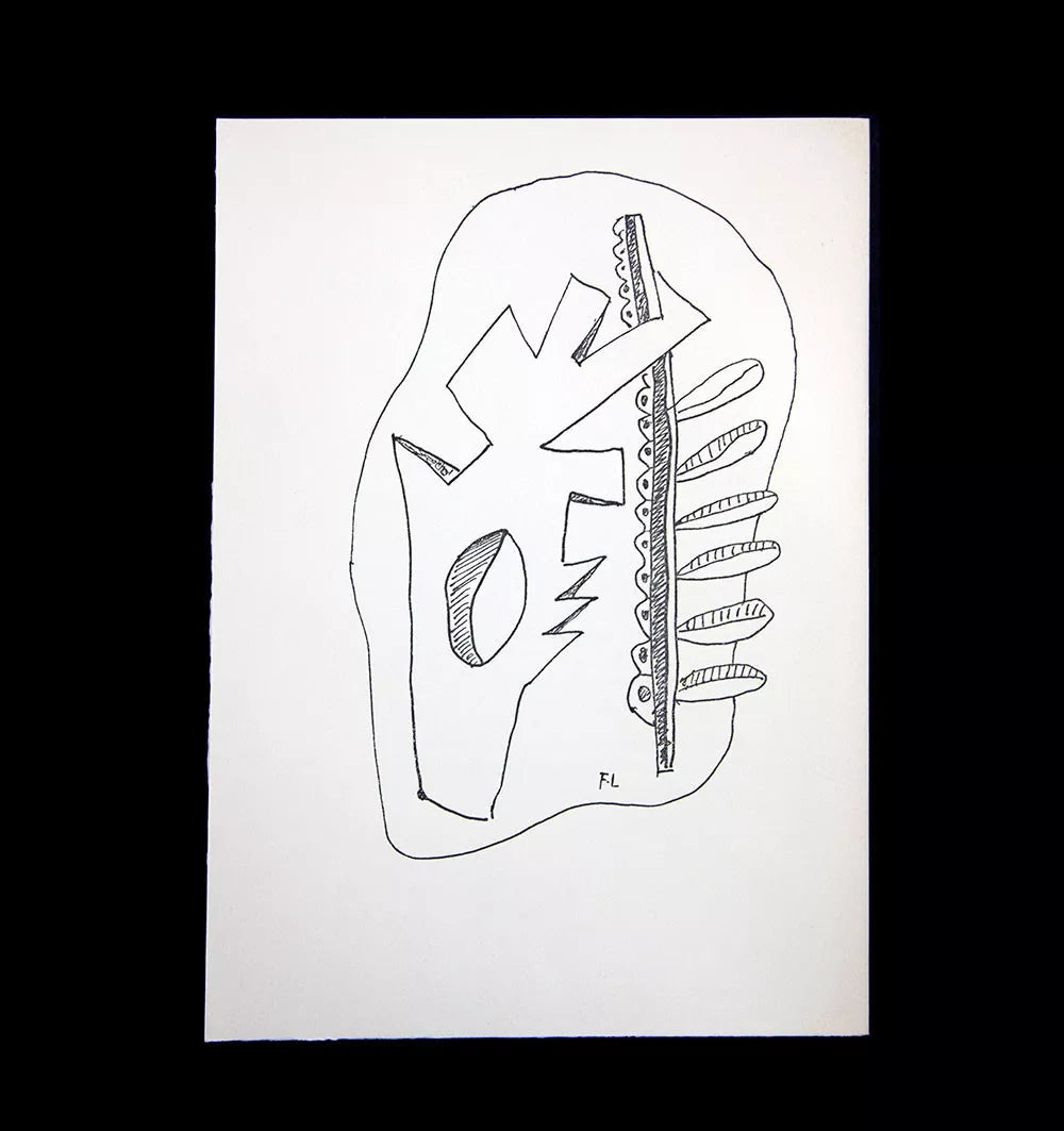 Fernand LEGER Lithograph SIGNED Limited 130 on RIVES +FRAME “Magic Circles III”