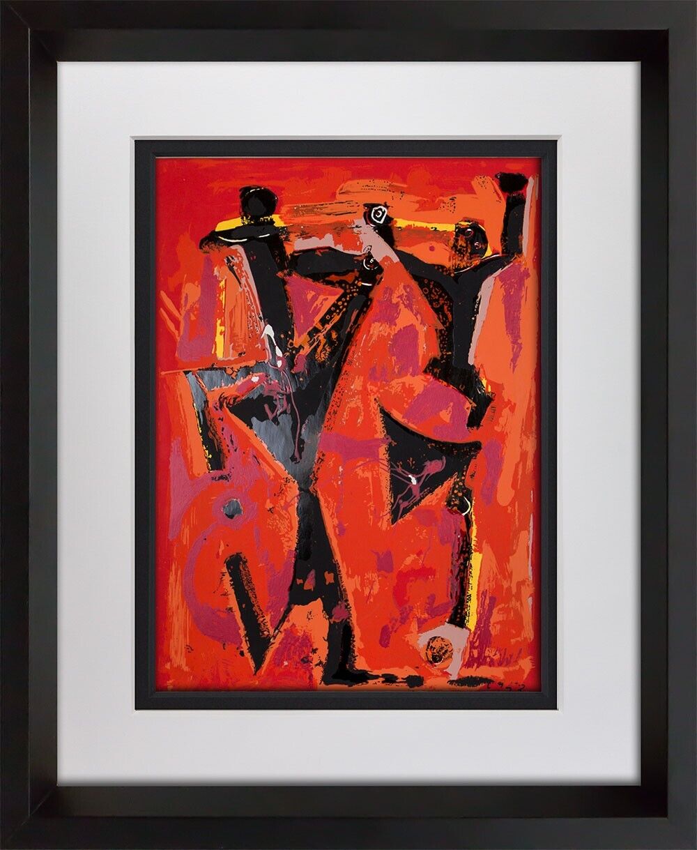 Marino MARINI Lithograph Ltd EDITION "Colored Figures” '53