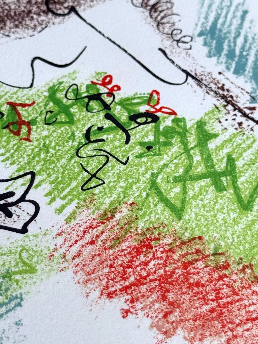 Andre MASSON Lithograph HAND Signed Ltd. ed. ORIGINAL w/Archival FRAMING