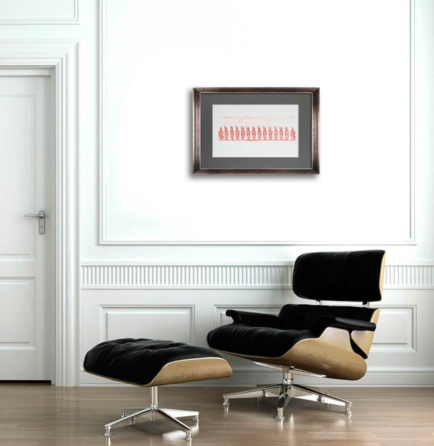 Max Ernst LITHOGRAPH Original Numbered LIMITED Ed. 199 w/Archival Frame