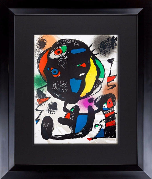 Joan Miro Original Color Lithograph Paris 1981