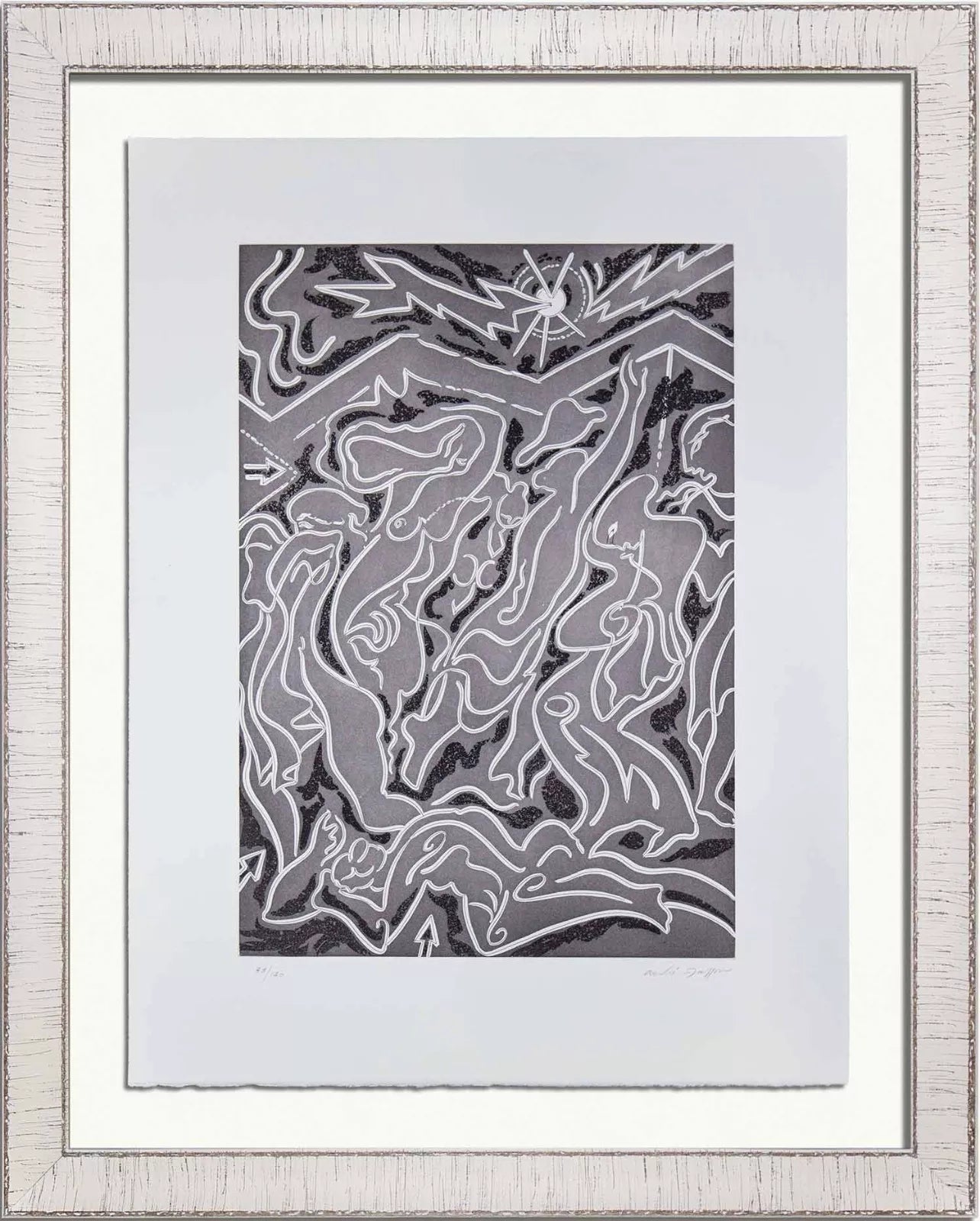 Andre MASSON ETCHING ~HAND SIGNED ~ Ltd EDITION in Aquatint 89/120 +FRAMING