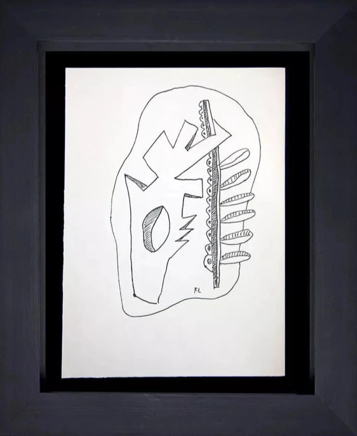 Fernand LEGER Lithograph SIGNED Limited 130 on RIVES +FRAME “Magic Circles III”